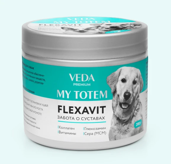 Veda Flexavit Joint Powder Kedi Köpek Eklem ve Kıkırdak Sağlığı Tozu (100 Gram) ürün görseli 1