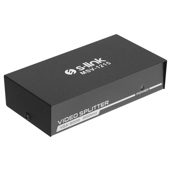 S-link MSV-1215 2 VGA 150Mhz Monitör Çoklayıcı ürün görseli 1
