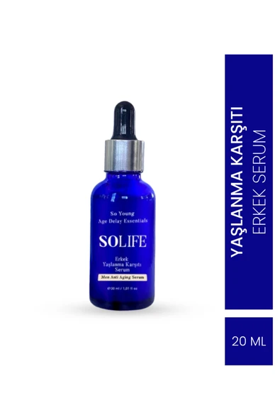 SOLIFE SO YOUNG ERKEK YAŞLANMA KARŞITI SERUM 30 ML ürün görseli 1