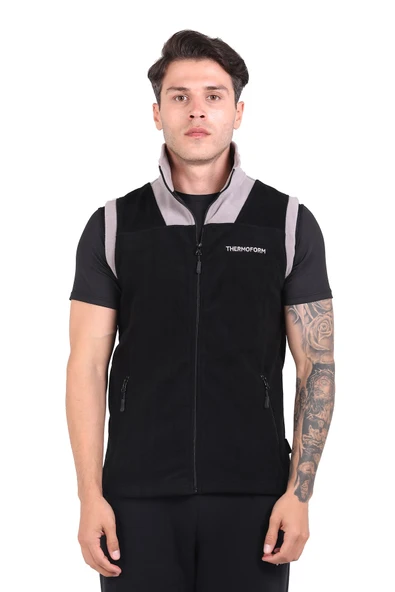 Thermoform Evo Pro Polar Yelek SİYAH-GRİ ürün görseli 1