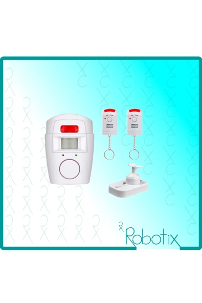 ROBOTİX RB-NG300-2 Kumandalı Alarm Seti (2 Kumandalı) ürün görseli 1