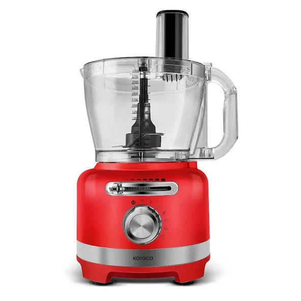 Karaca Multiblend Artisan Retro 1000 W Mutfak Robotu - Red ürün görseli 1