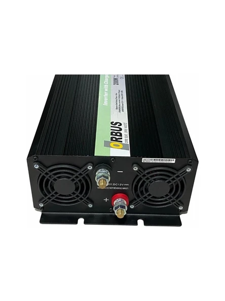 ORBUS 12v - 220v Ac 1000w Çevirici Modified Sinus İnverter 1000 Watt (12 Volt Giriş 220 Volt Çıkış) ürün görseli 1