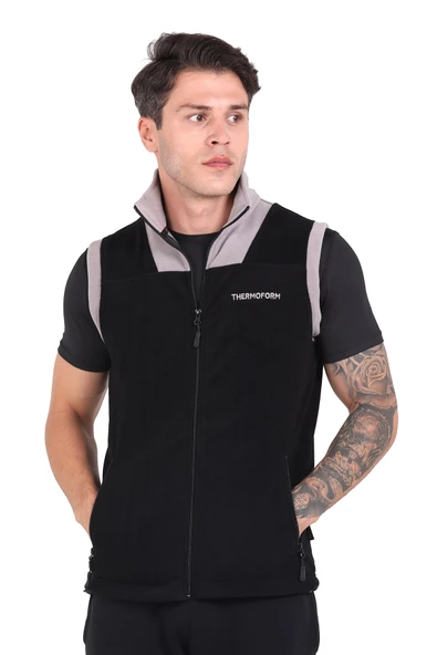 Thermoform Evo Pro Polar Yelek SİYAH-GRİ - Resim 2