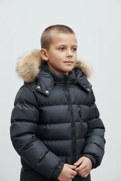 Erkek Çocuk Şişme Mont 51334 - Resim 5