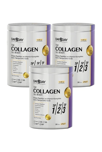 Day2Day The Collagen All Body Toz 300 gr x 3 Adet ürün görseli 1