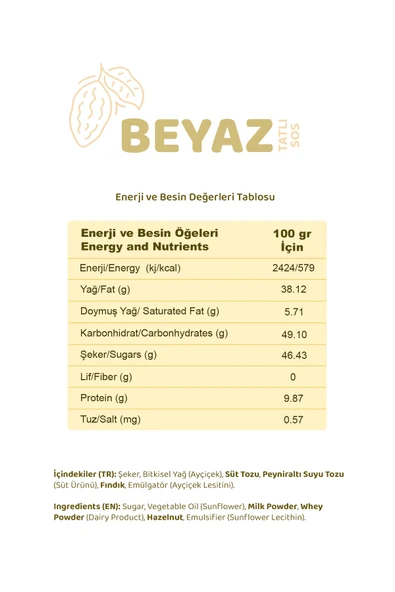 Beyaz Tatlı Sos 330 gr - Waffle & Krep & Pankek Sosu - Resim 5