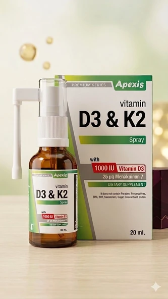 APEXIS VITD3K2 30 ML DAMLA ürün görseli 1