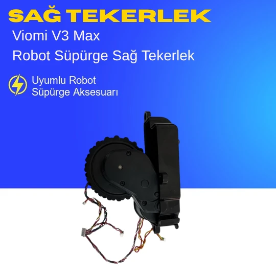 Viomi V3 Max Robot Süpürge Uyumlu Sağ Tekerlek ürün görseli 1
