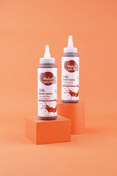 Sütlü Tatlı Sosu 330 gr - Waffle & Krep & Pankek Sosu - Resim 6