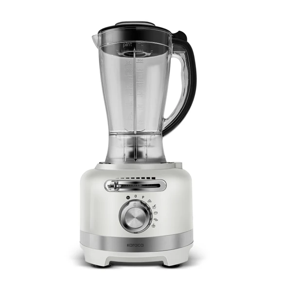 Karaca Multiblend Artisan Retro Mutfak Robotu 1000W - Cream - Resim 7
