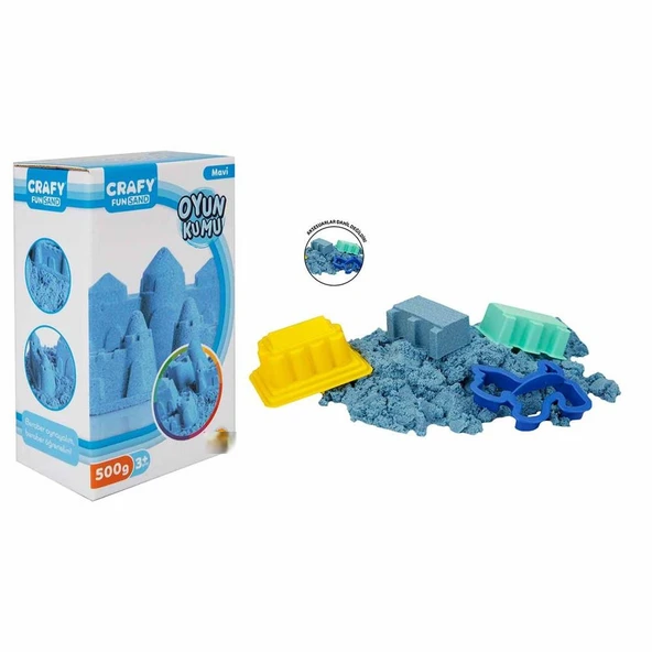 OYUN KUMU 500GR MAVİ - Resim 2