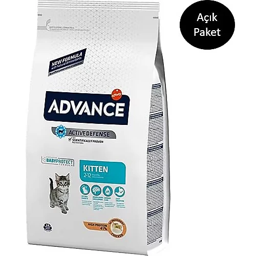 Advance Kitten Tavuklu 2 kg Yavru Kedi Maması - Açık Paket ürün görseli 1