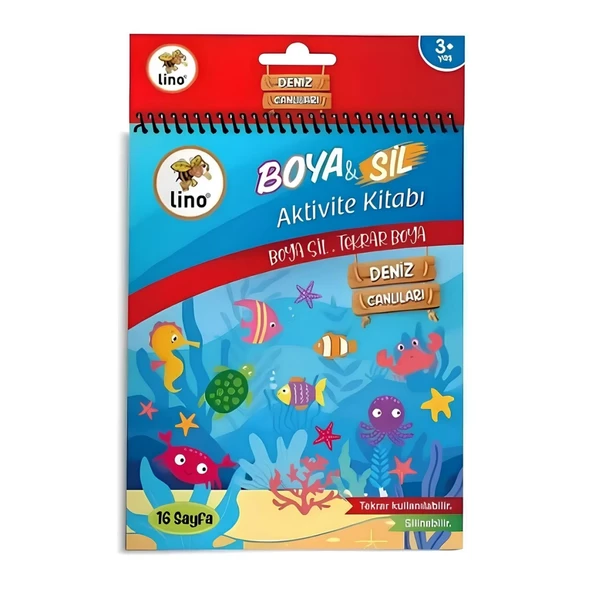 Boya Sil Aktivite Silinebilir Boyama Denizaltı ürün görseli 1