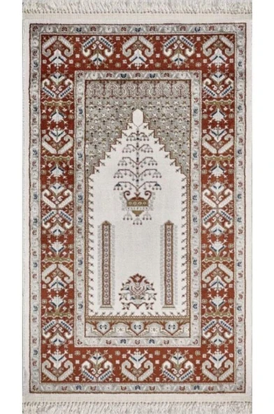 Gümüşsuyu Zara 17434 Tozumaz Seccade 80X130 - Turuncu ürün görseli 1