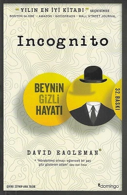 Incognito - Beynin Gizli Hayatı David Eagleman Domingo Yayınevi - YENİ KİTAP ürün görseli 1