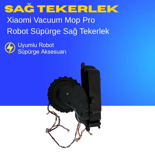 Xiaomi Vacuum Mop Pro Robot Süpürge Sağ Tekerlek ürün görseli 1