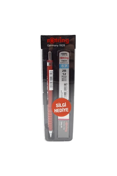 ROTRING VERSATIL TIKKY RETRO OKUL SETI 0.7 KIRMIZI ürün görseli 1