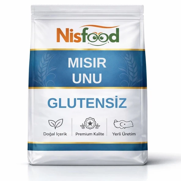 Glutensiz Mısır Unu NisFood - 1 kg ürün görseli 1