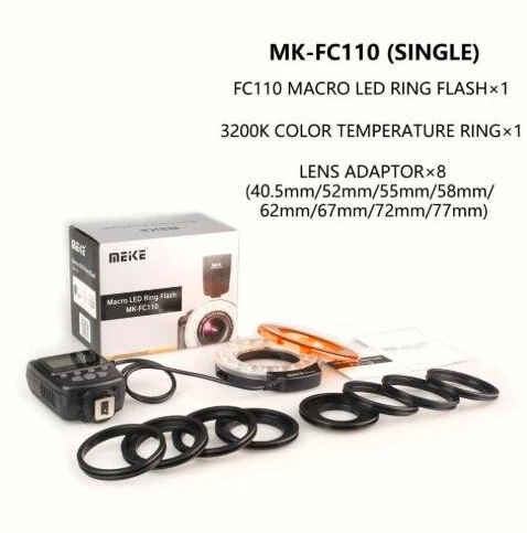 Meike MK-FC110 Led Macro Ring Flash - Resim 2
