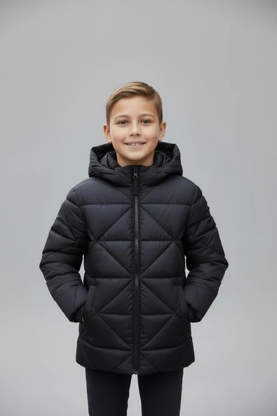 Erkek Çocuk Şişme Mont 51378 - Resim 7