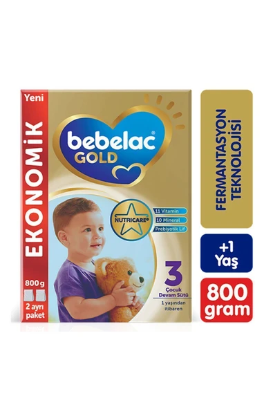 Bebelac Gold 3 Devam Sütü 800 Gr ürün görseli 1