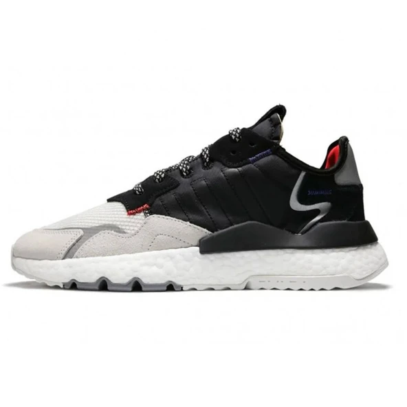 Adidas Nite Jogger Black Cream Red Erkek Spor Ayakkabı ürün görseli 1