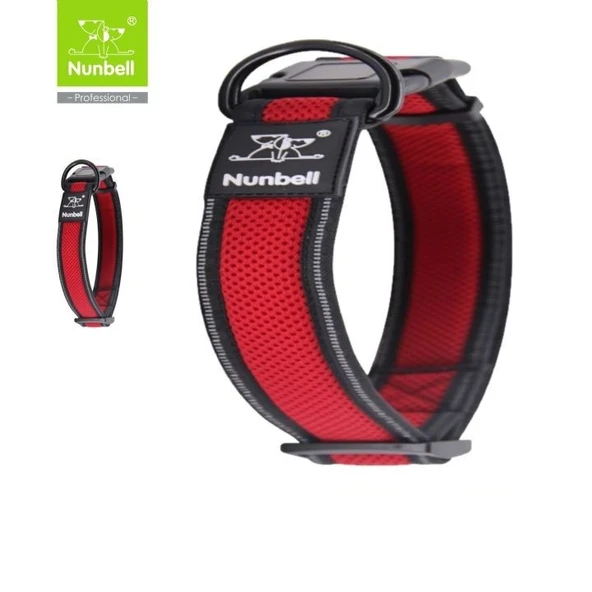Nunbell Air-Mesh Köpek Boyun Tasması 3.2cm ürün görseli 1