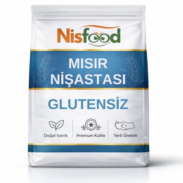 Glutensiz Mısır Nişastası NisFood - 1 kg ürün görseli 1