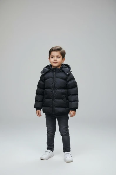 Erkek Bebek Şişme Mont 51374 - Resim 10