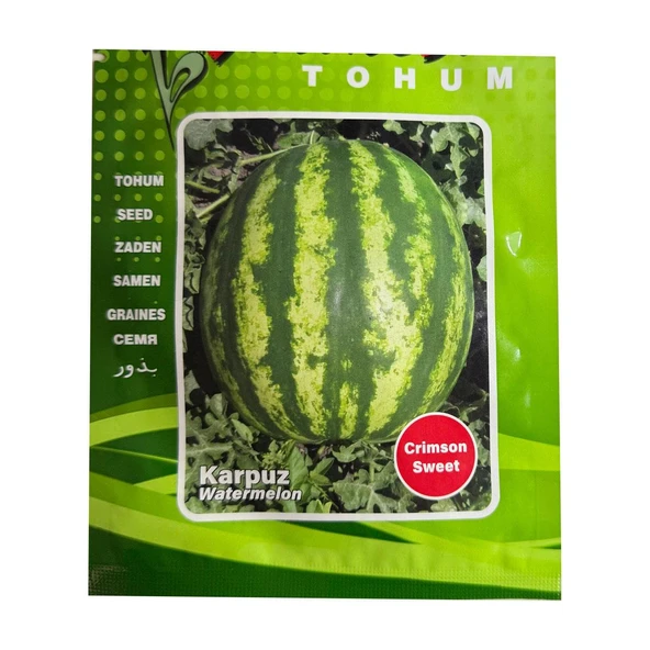 1001Naturel Crimson Sweet Karpuz Tohumu 10 Gram ürün görseli 1