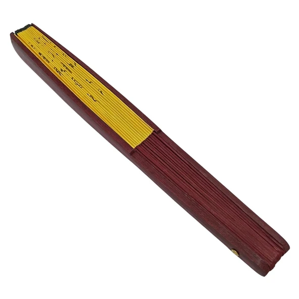 Çin Bambu Keten Kumaş Yelpaze CD Orta Çanta Boy No.15 ürün görseli 1