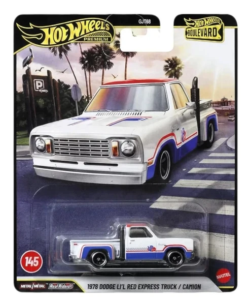 Hot Wheels Boulevard Premium Araçlar 1978 DODGE LI'L RED EXPRESS TRUCK / CAMION GJT68 - JHW27 ürün görseli 1