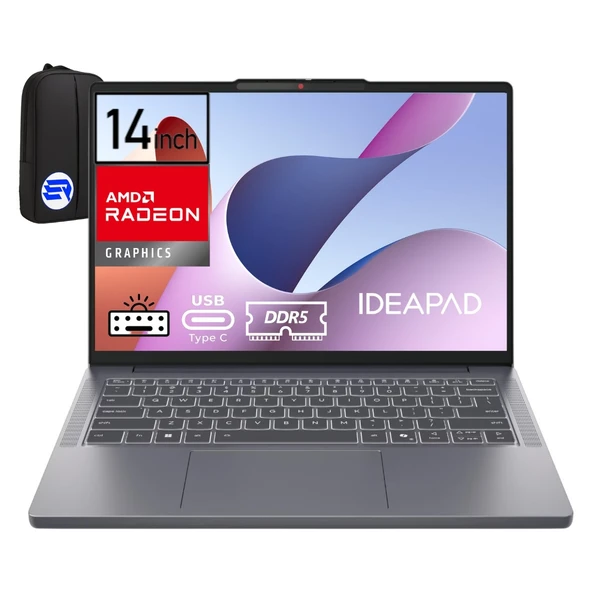 Lenovo Ideapad Slim 3 Amd Ryzen 7 170 Cpu 24GB Ram 2tb SSD Radeon 680 M Windows 11 Pro 14'' 83K6006JTREP7 + Elektropasaj Çanta ürün görseli 1