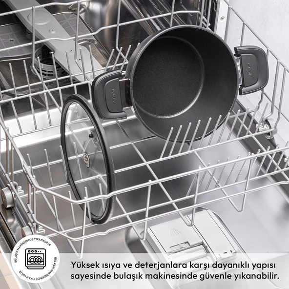 Emsan Diamente Derin Tencere 24 cm - Resim 4