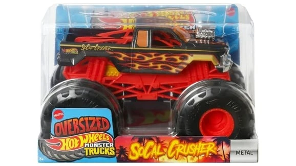 Hot Wheels Canavar Kamyonları Dev Boy SoCal Crusher Döküm Araba ürün görseli 1