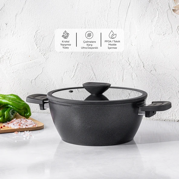 Emsan Diamente Derin Tencere 24 cm ürün görseli 1