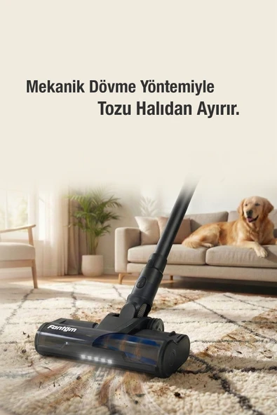 Fantom P6000 Pluto Dikey Elektrikli Süpürge -Siyah - Resim 8