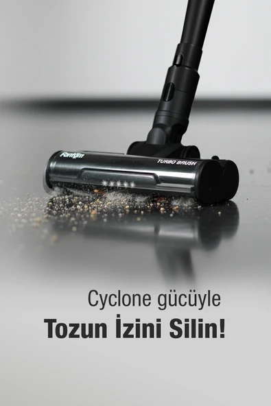 Fantom P6000 Pluto Dikey Elektrikli Süpürge -Siyah - Resim 7