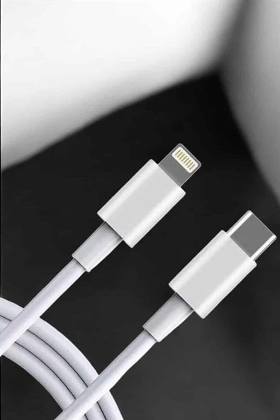 Iphone İOS Uyumlu Hızlı Şarj Kablosu Type C To Lightning 12 13 14 15 Pro Max ürün görseli 1