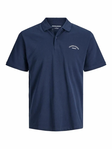 Jack Jones College Logo Regular Fit Erkek Polo Yaka Tişört 12288360 ürün görseli 1
