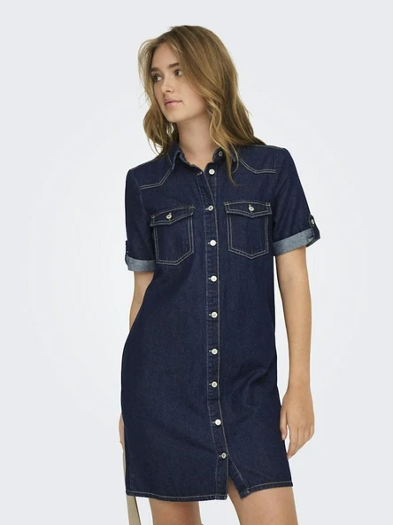 Only Lısa Denim Kadın Elbise 15353176 ürün görseli 1