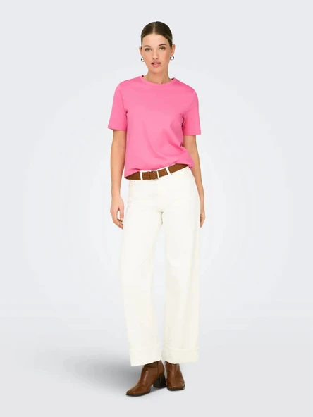 Only Freja Regular Fit Kadın Tişört 15367970 - Resim 2