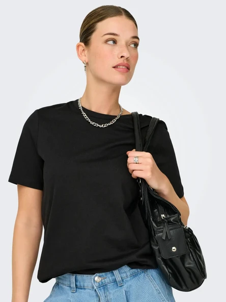Only Freja Regular Fit Kadın Tişört 15367970 - Resim 3
