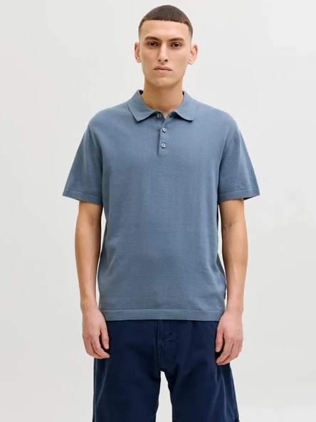 Jack JonesWıll Regular Fit Triko Polo Yaka Erkek Tişört 12288552 ürün görseli 1