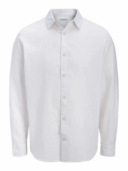 Jack Jones Summer Lınen Blent Regular Fit Erkek Gömlek 12289174 ürün görseli 1