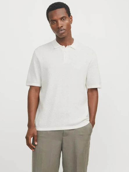 Jack Jones George Regular Fit Polo Yaka Triko Erkek Tişört 12268281 ürün görseli 1