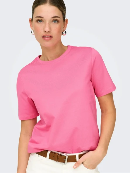 Only Freja Regular Fit Kadın Tişört 15367970 - Resim 3