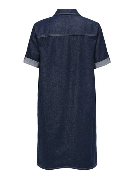Only Lısa Denim Kadın Elbise 15353176 - Resim 7