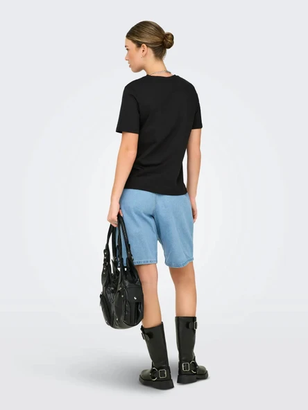 Only Freja Regular Fit Kadın Tişört 15367970 - Resim 5